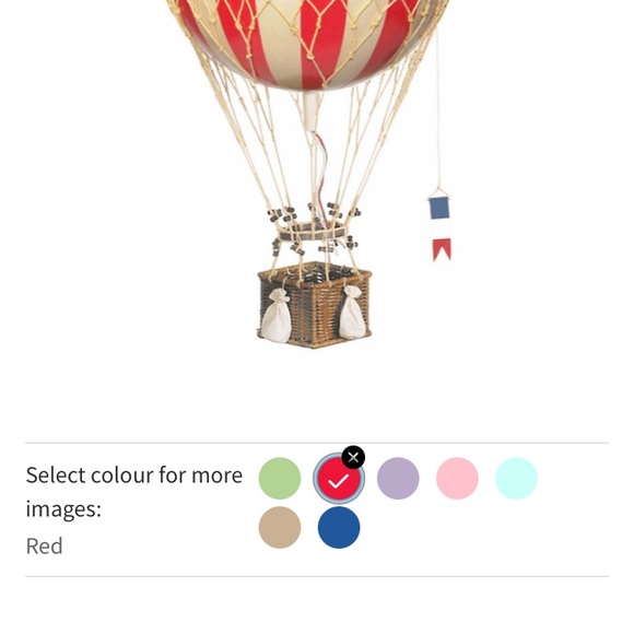 Hot air balloon replica in excellent condition! - Picture 7 of 9